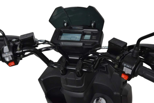 Скутер MotoLand (Мотолэнд) Tank 150 черный с ПТС | Мототека